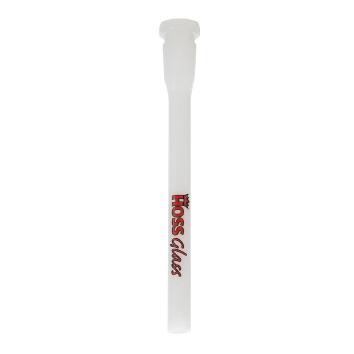 Hoss Glass | 6.25" Flush Mount Open Ended full Colour Downstems [YX23C] Downstem · Bowlstem Smoking Cat Distribution White