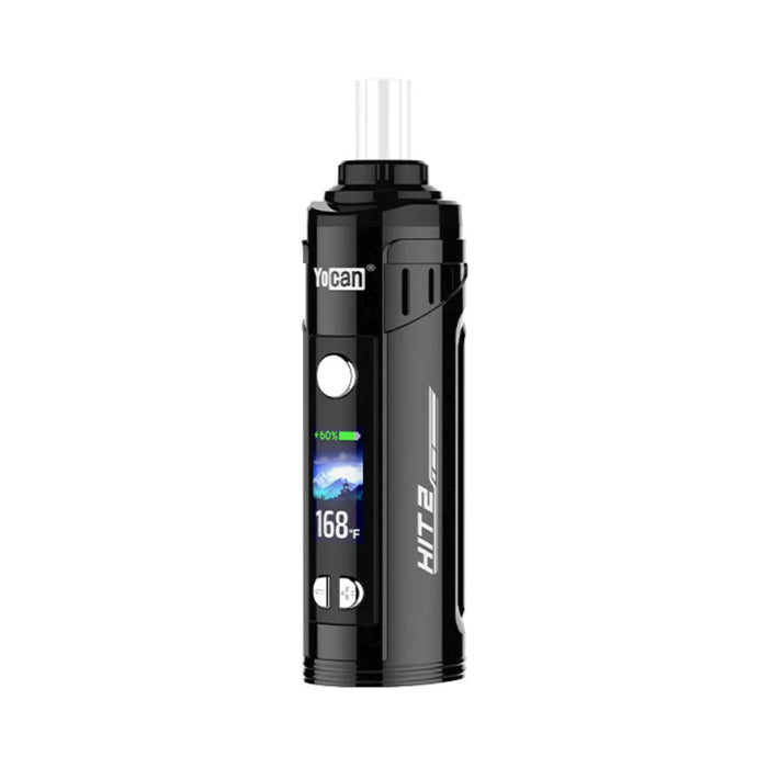 Yocan | Flower Vaporizer HIT 2 Dry Herb Vape Digital Dry Herb Vape Maq Distributors Black