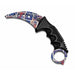 7.5" Non-Sharpened Practice Karambit Knife with Sheath – Assorted Designs Fixed Blade Knife Super Supplys Inc Urban Graffiti