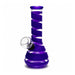 6" Spiral Stripe Mini Glass Beaker Bong – Assorted Colors Glass Bong Super Supplys Inc Dark Purple