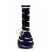 6" Spiral Stripe Mini Glass Beaker Bong – Assorted Colors Glass Bong Super Supplys Inc Black