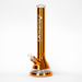 SPARK | 18" 7 mm metallic classic beaker bong ( GP2049 ) Glass Bong ONE Orange