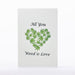 Intricate Greetings | Cannabis Leaf 3D Pop-Up Card – For Any Occasion Holiday · Anniversary Intricate Greetings All You Weed is Love