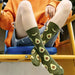 TRIM QUEEN |AVACADO GREEN SOCKS Footwear Trim Queen