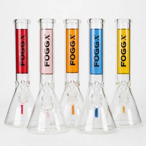 FOGGX | 14" Glass Water Pipe – 7mm Thick [FT590] Glass Bong LEHIGH WHOLESALE