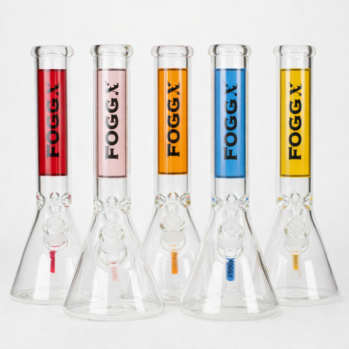 FOGGX | 14" Glass Water Pipe – 7mm Thick [FT590] Glass Bong LEHIGH WHOLESALE