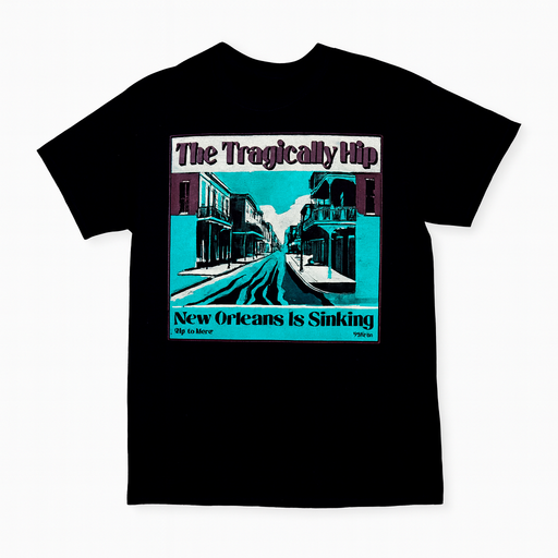 The Tragically Hip | "New Orleans" Men's T-Shirt Black - Officially Licensed Short Sleeve Philcos