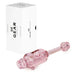 GEAR Premium® | 6.5" Augusta Steam Roller Hand Pipe Glass Pipe West Coast Gifts Pink