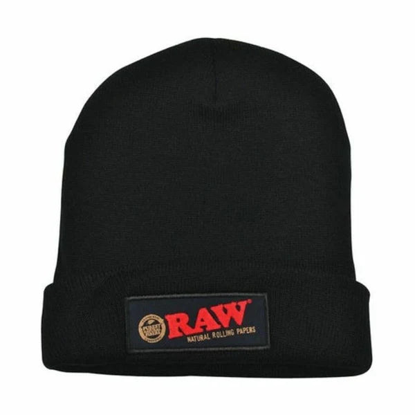 RAW | Black Beanie Hat & Toque Smoking Cat Distribution