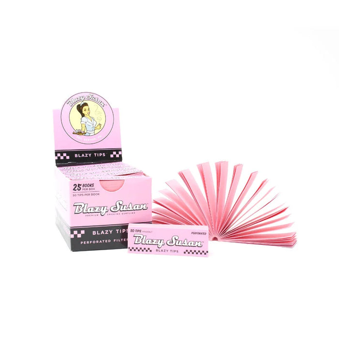 Blazy Susan |  Pink Filter Tips Box of 25