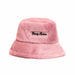 Blazy Susan | Fuzzy Bucket Hat Hat & Toque Smoking Cat Distribution Pink