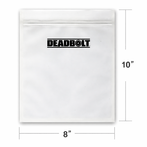 Deadbolt | Smell Proof Bag 8x10 Zip Bag Maq Distributors