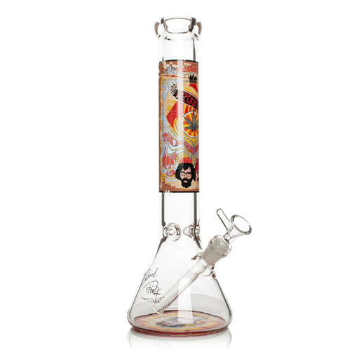 Cheech & Chong® Glass | 15" 7mm Thick 420 Mind Meld Water Pipe [CC167] Glass Bong Smoking Cat Distribution