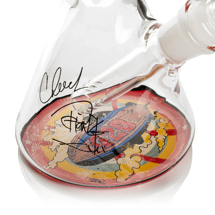 Cheech & Chong® Glass | 15" 7mm Thick 420 Mind Meld Water Pipe [CC167] Glass Bong Smoking Cat Distribution