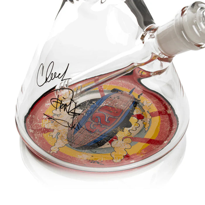 Cheech & Chong® Glass | 10" 420 Mind Meld Water Pipe [CC168] Glass Bong Smoking Cat Distribution