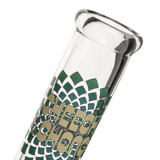 Cheech & Chong® Glass | 10" Fibonacci Beaker Base Water Pipe [CC164] Glass Bong Smoking Cat Distribution