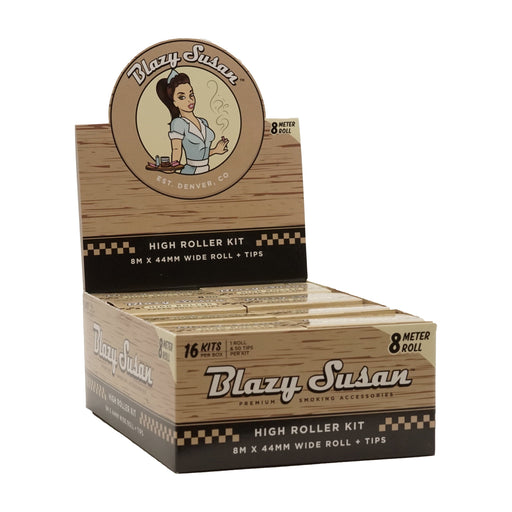 Blazy Susan | Unbleached High roller kit Box of 16 1 - 1/4" Size Smoking Cat Distribution