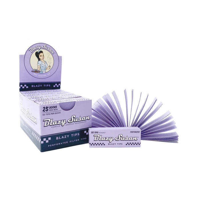 Blazy Susan |  Purple Filter Tips Box of 25