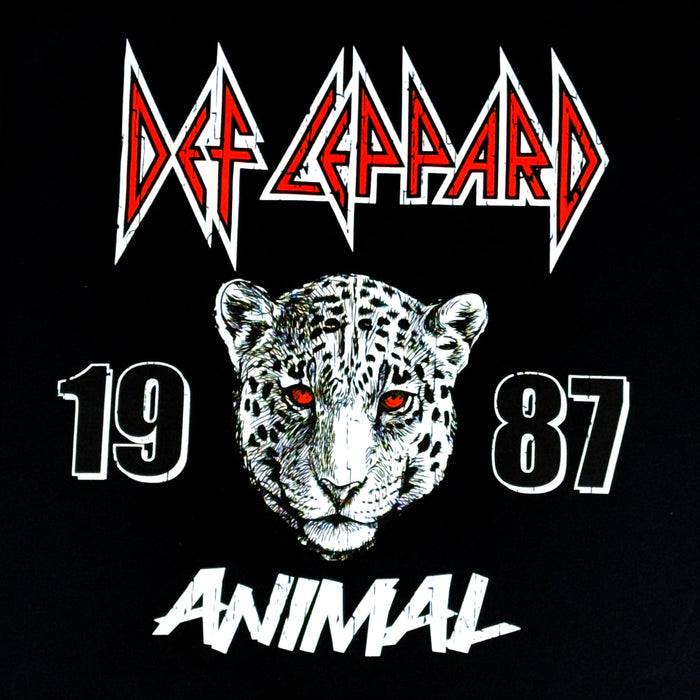Def Leppard | "Animal Sketch" Unisex T-Shirt-Black- Officially Licensed Short Sleeve Philcos