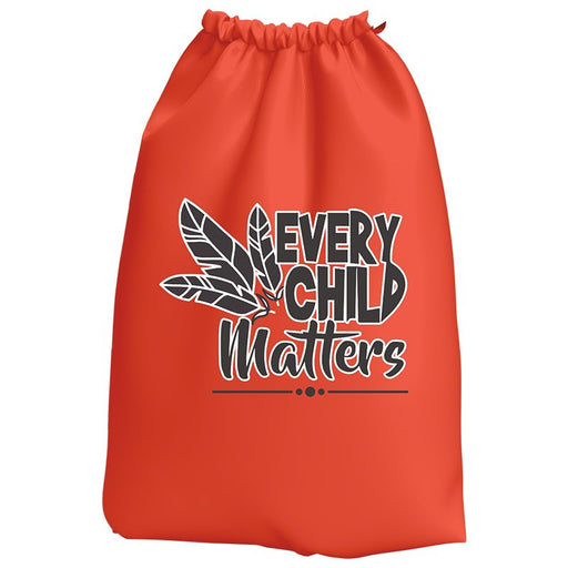 Every Child Matters | Drawstring Bag - Orange Pack of 10 [ECM015] Bag Canadian Distributor