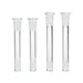 Clear Glass Slitted Diffuser Downstem – Multiple Sizes Available (3"–4.5") Downstem · Bowlstem Small Biz Distributors 3"