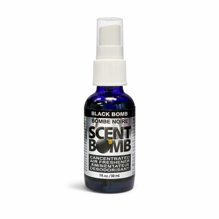 Scent Bomb | air fresheners #1 Odour Eliminator Spray ONE Black Bomb