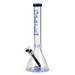 Spark | 18" 9 mm glass water bong with thick base ( GP2050 ) Glass Bong ONE Blue