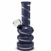 6" Colored Glass Bubble Waterpipe Glass Bong Super Supplys Inc Navy Blue