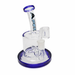 Apex | 4" Mini Inline Glass Concentrate Rig with Banger (Blue) Glass Rig Maq Distributors