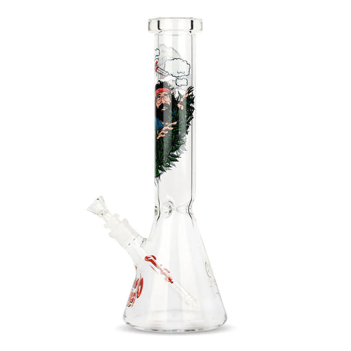 Cheech & Chong® Glass | 15" Field of Dreams Beaker (CC141) Glass Bong Smoking Cat Distribution