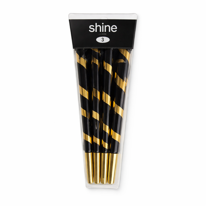 Shine | Tiger Stripes King Size 8 cones - 12 Packs Pre-rolled Cone (Display Pack) Shine Papers