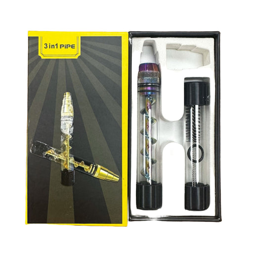 3 In 1 Glass Blunt Blunt Super Supplys Inc