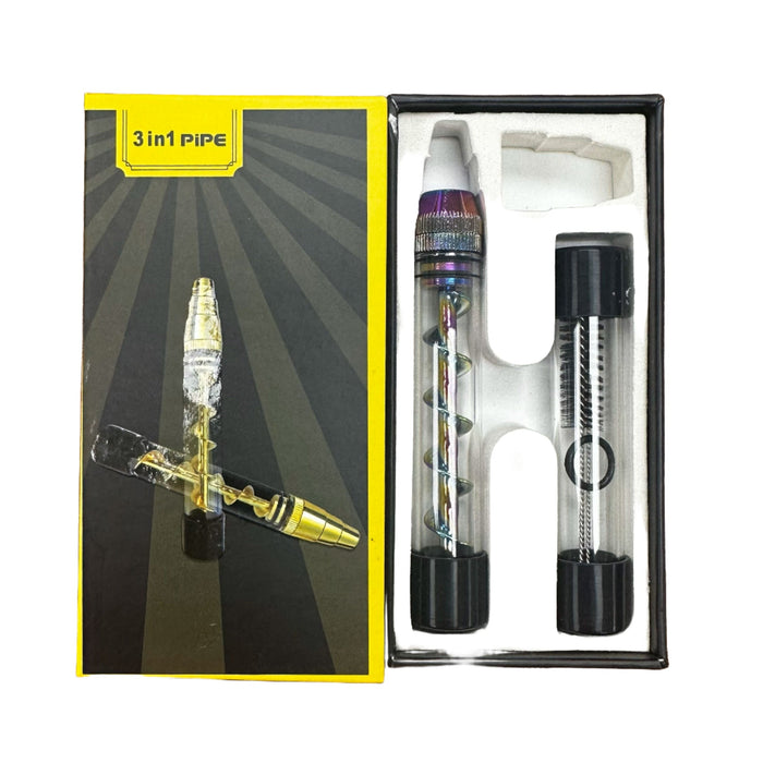 3 In 1 Glass Blunt Blunt Super Supplys Inc