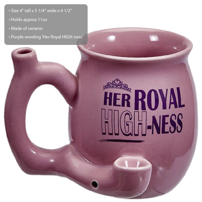 Her royal high-ness small pink mug Mug Pipe Roast and Toast Gifts