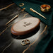TBBC | Natural Hardwood oval Rolling Tray Tray THEBOOMBOXCLUB Canada