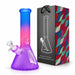 12.5" Frosted Gradient Diamond-Cut Beaker Glass Bong Super Supplys Inc