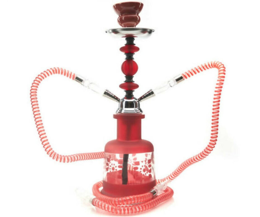 Tanya Hookah Kit #2- 2 Hose Hookah Combo 18" Hookah Jatiimports LLC Red