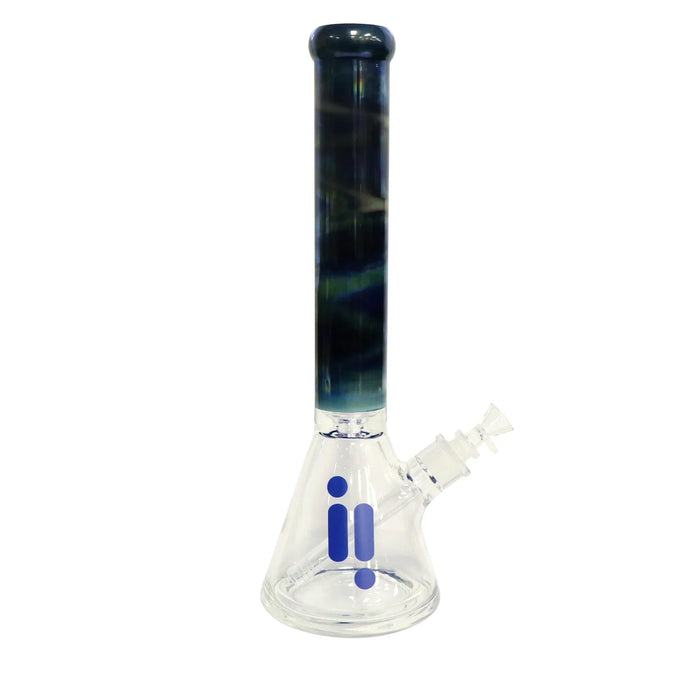 Infyniti | 16" 7mm Branded Glass Beaker Bong with Tornado Perc [GP1650] Glass Bong ONE