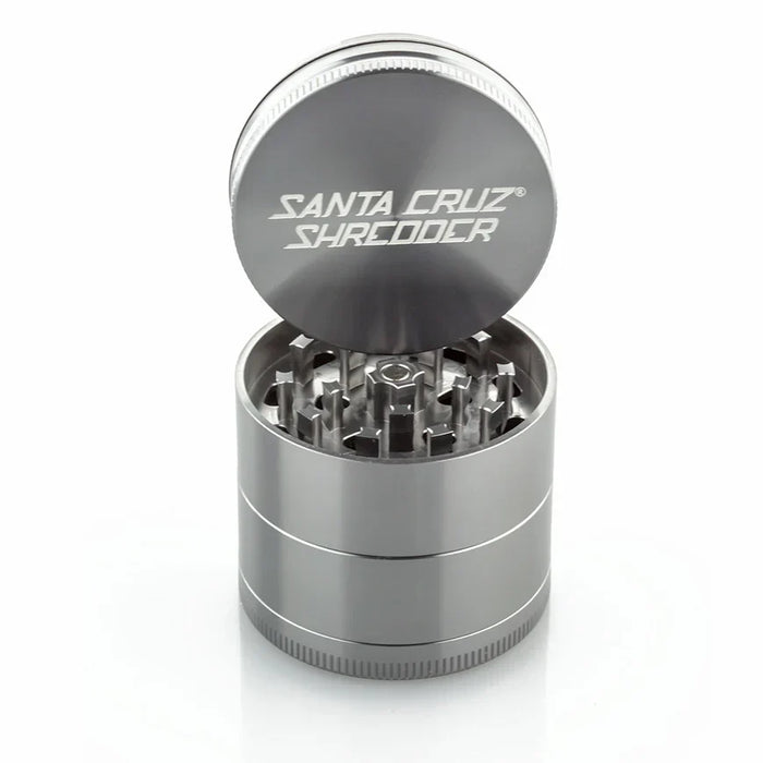 SANTA CRUZ SHREDDER | Medium 4-piece Shredder Regular Grinder Cannatron Grey