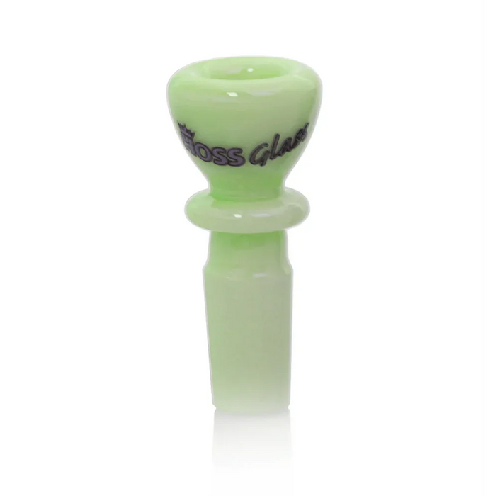 Hoss Glass | 19mm Full colour chunky snapper bowl [YX20C] Bowl · Popper Smoking Cat Distribution Lime