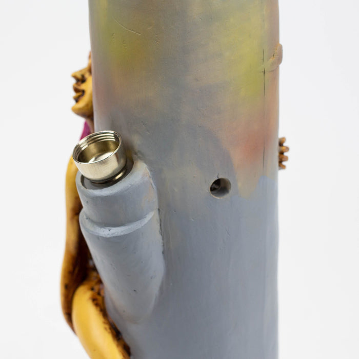 12.6" Resin water bong Glass Bong-Girl [AH184] Resin · Silicone · Plastic Bong Canadian Distributor