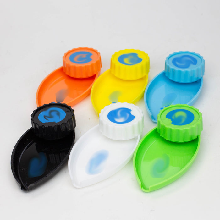 2" Plastic Tobacco Grinder with Tray of 12 [GP102] Display Pack 777 Smoke