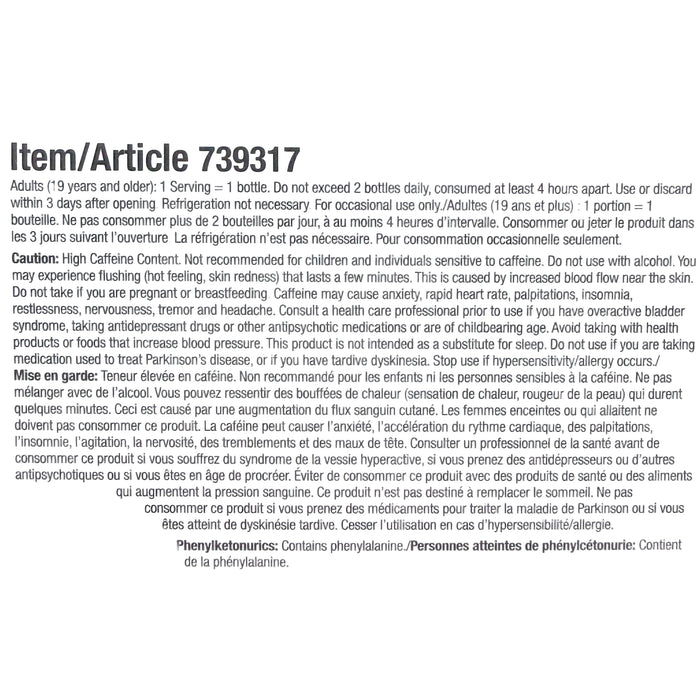 Watermelon Flavor Extra Strength 5-hour ENERGY Drink Energy Drink ONE