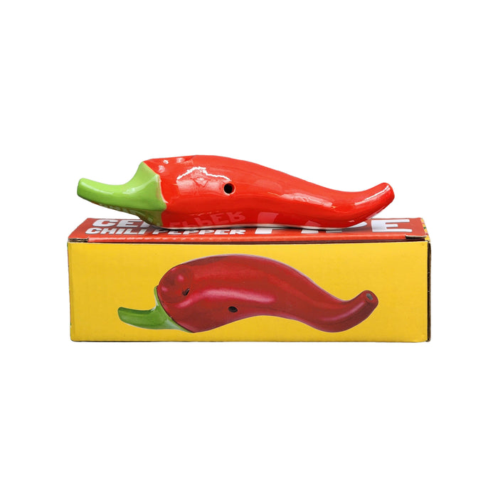 mini chili pepper pipe - red