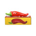 mini chili pepper pipe - red Ceramic Pipe Roast and Toast Gifts