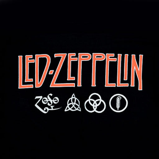 Led Zeppelin | "Insignia," Men's T-Shirt Black - Officially Licensed Short Sleeve Philcos