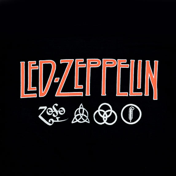 Led Zeppelin | "Insignia," Men's T-Shirt Black - Officially Licensed Short Sleeve Philcos