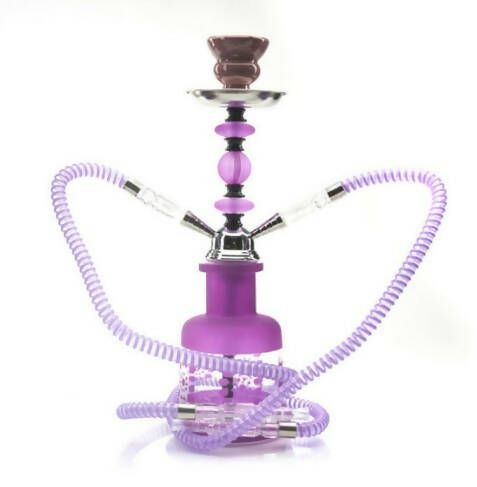 Tanya Hookah Kit #2- 2 Hose Hookah Combo 18" Hookah Jatiimports LLC Purple