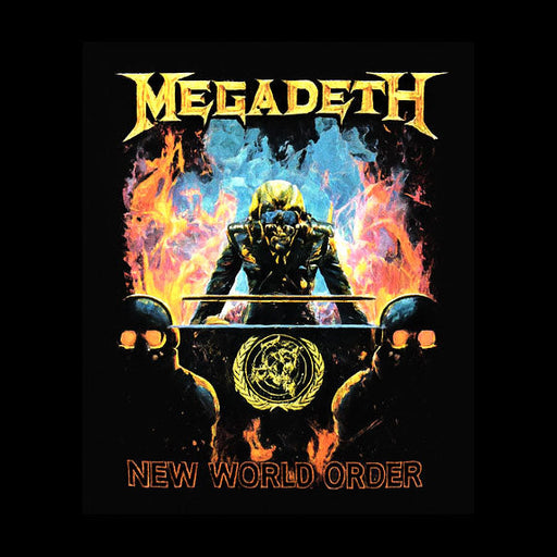 Megadeth | “New World Order” Short Sleeve Unisex Black T-Shirt – Officially Licensed Rock Band Tee Short Sleeve Philcos