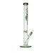Johnny Green | 24″ 9mm Straight Tube with Grid Percolator Slide – Green (MJG-015) Glass Bong Canadian Distributor
